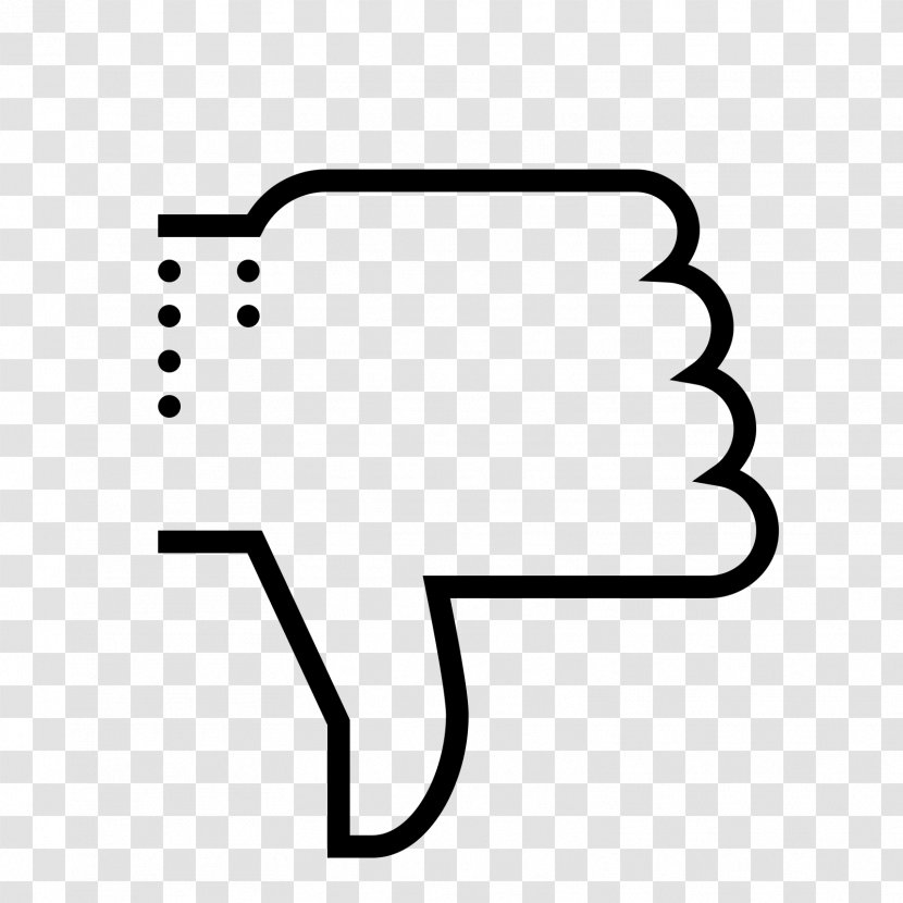 Thumb Signal Windows 10 Finger - Symbol - Thumbs Down Transparent PNG