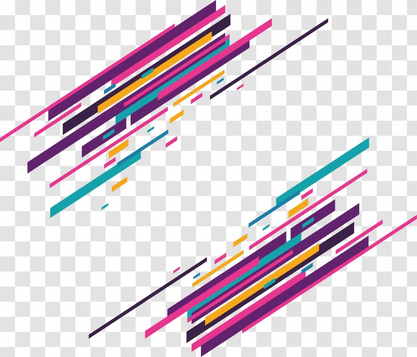 Euclidean Vector Adobe Illustrator Computer File - Product Design - Pink Purple Twill Border Transparent PNG