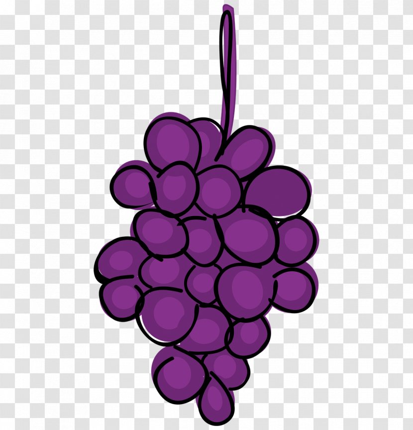 Grape Animation Wine Image Transparent PNG