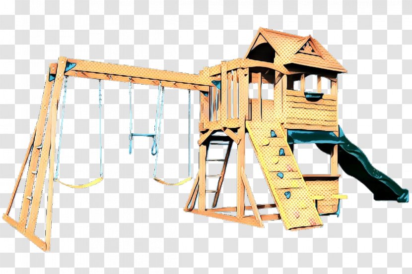 Outdoor Play Equipment Swing Playground Public Space Slide - Retro - Chute Transparent PNG