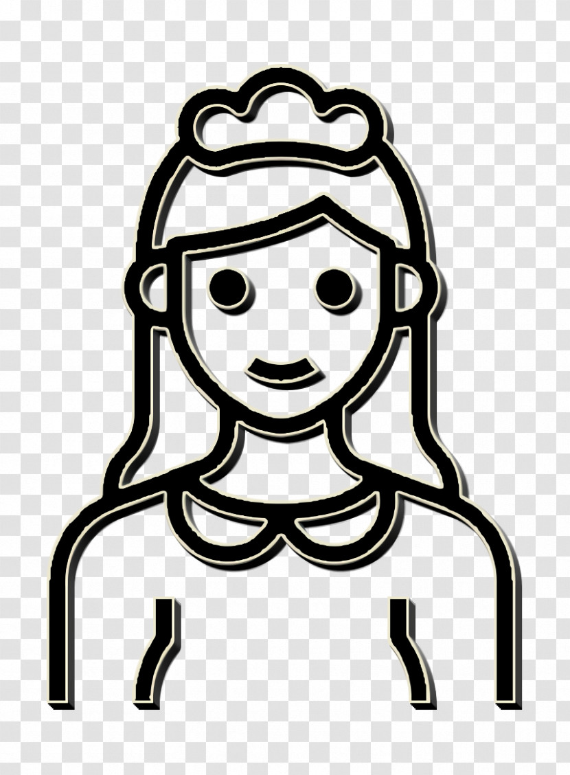 Occupation Woman Icon Professions And Jobs Icon Maid Icon Transparent PNG