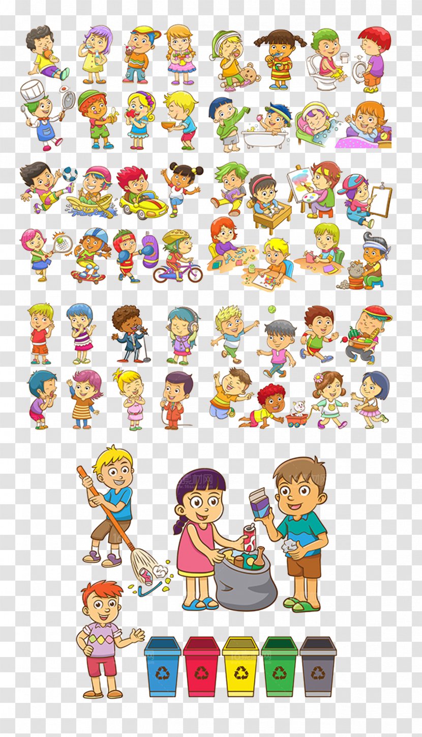 Child - Heart - Cute Cartoon Children Transparent PNG