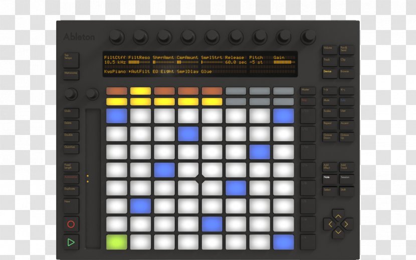 Ableton Live Computer Software Disc Jockey Musical Instruments - Frame - M-audio Transparent PNG