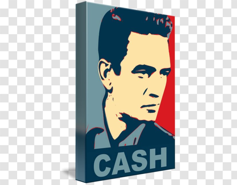 Poster Cartoon Malitel - Johnny Cash Transparent PNG