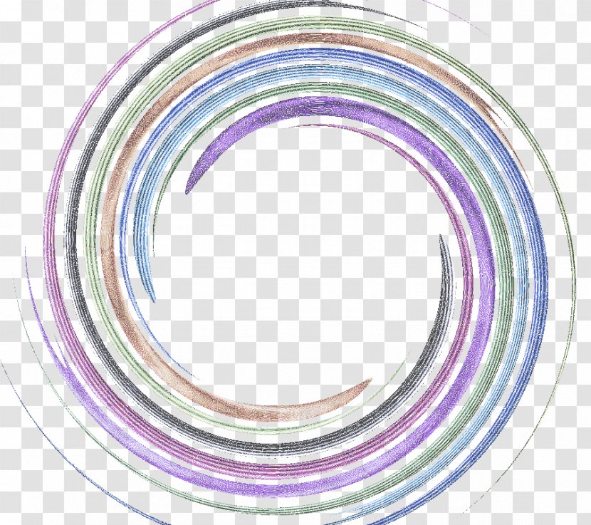 Purple Circle Line Plate Dishware - Tableware Rim Transparent PNG