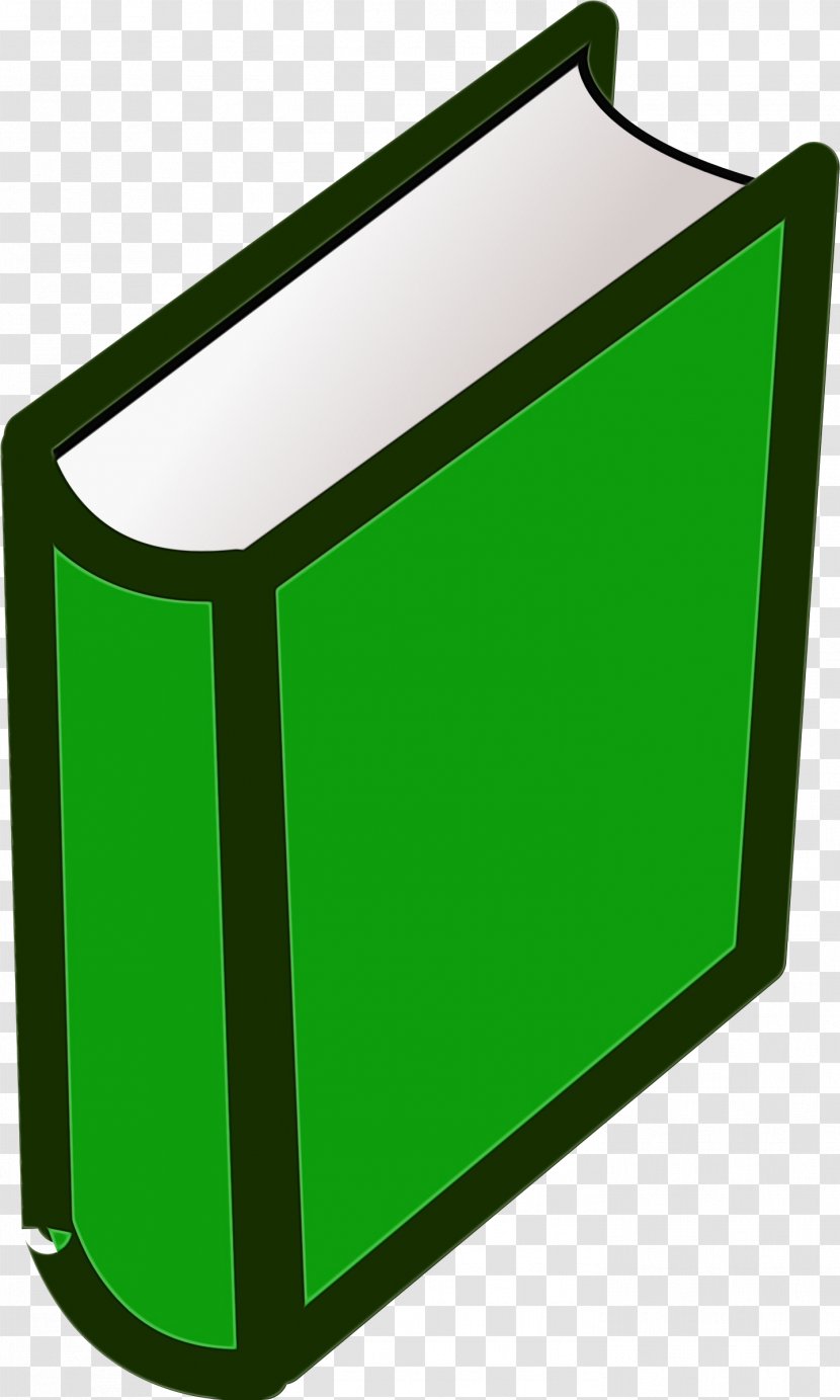 Clip Art Book Hardcover - Green - Table Transparent PNG