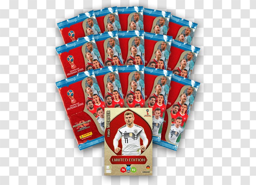 2018 FIFA World Cup Adrenalyn XL Sport Collectable Trading Cards Russia - Panini Group - Timo Werner Transparent PNG