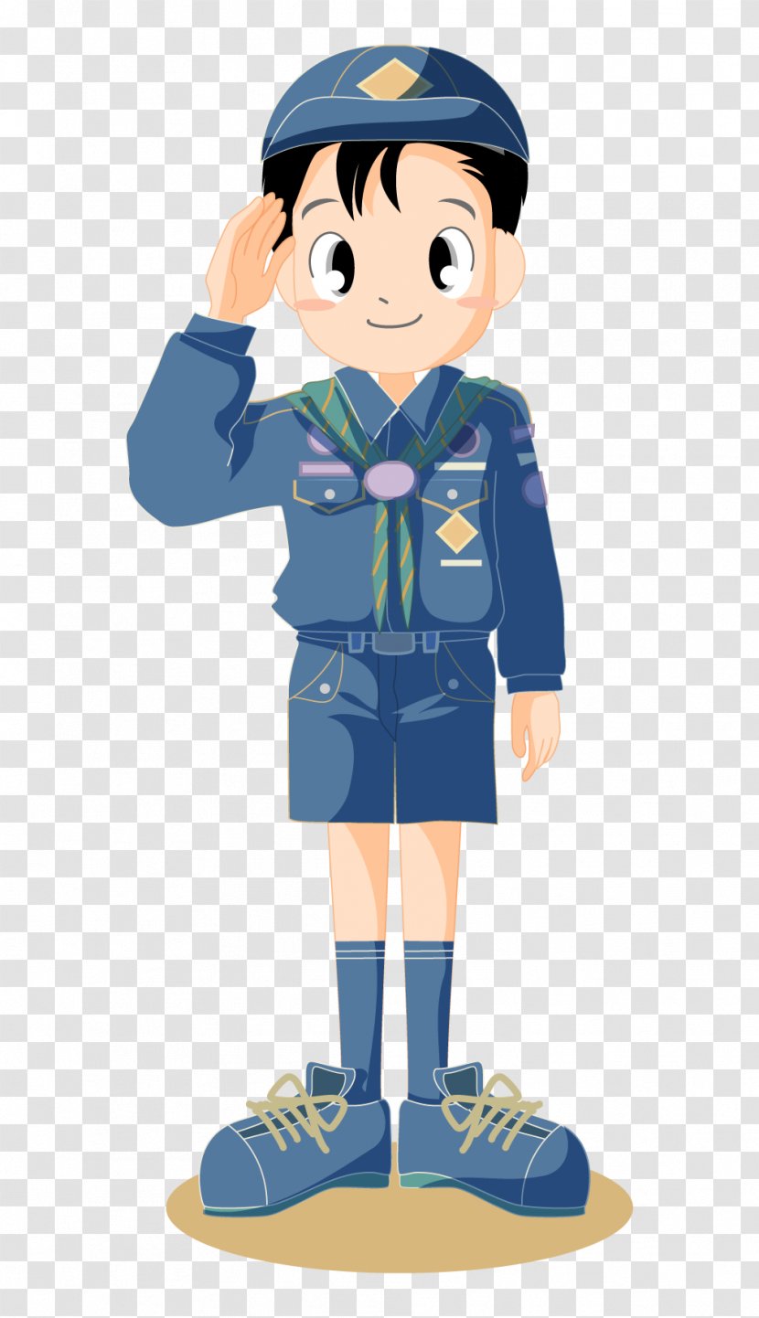 Cartoon Scout Mascot Professional - Bulletproof Boy Scouts Transparent PNG