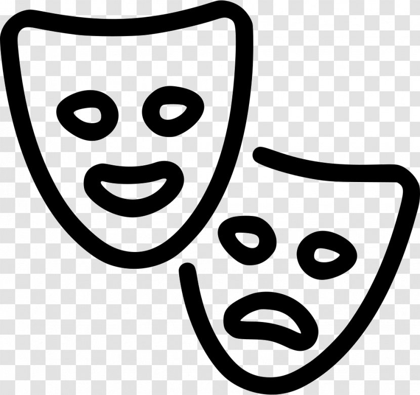 Theatre Mask Traveling Carnival Game - Cartoon Transparent PNG