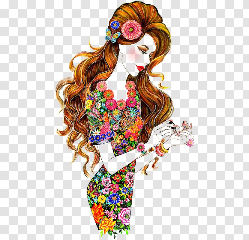 Fashion Illustration Drawing Illustrator - Heart - Design Transparent PNG