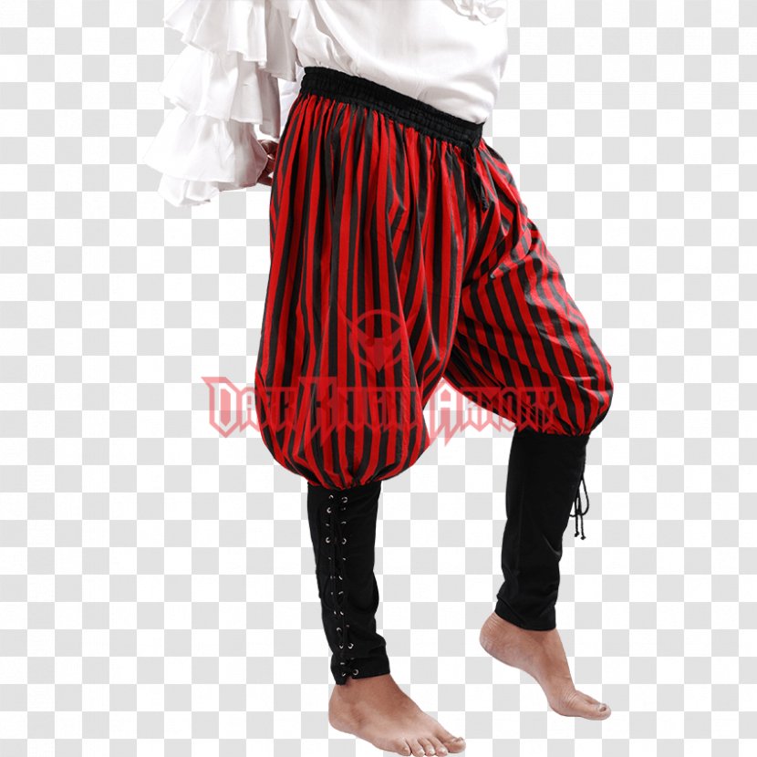 Pants Piracy Buccaneer Hose Clothing - Tartan - Shirt Transparent PNG