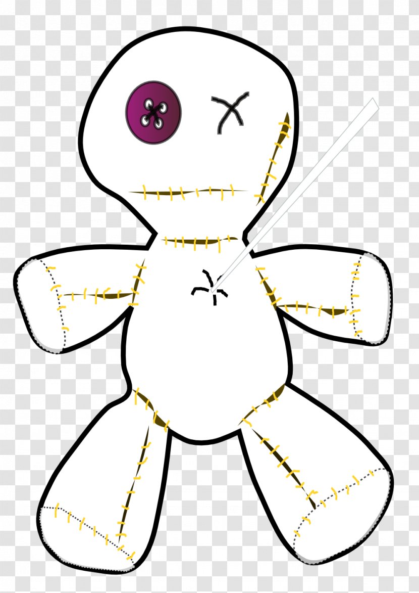 Voodoo Doll Clip Art - White - Open Book Transparent PNG