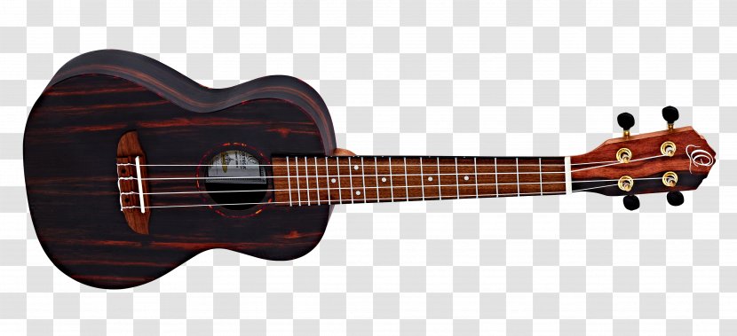 Ukulele Acoustic Guitar Musical Instruments Luna Guitars Aurora Borealis 3/4 - Heart - Along With Classical Transparent PNG