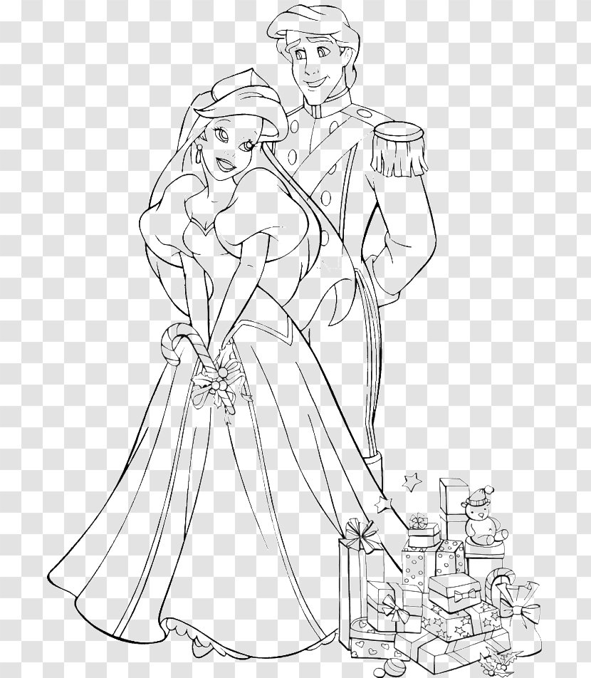 Ariel Wedding Coloring Books The Prince Book: For Kids Colouring Pages - Book - Princess Jasmine Transparent PNG