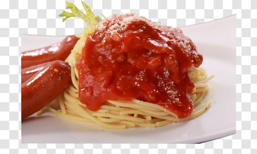 Spaghetti Alla Puttanesca Marinara Sauce Pasta Al Pomodoro Naporitan Meatball - Sauces - Delicious Sweet Spicy Noodles Transparent PNG