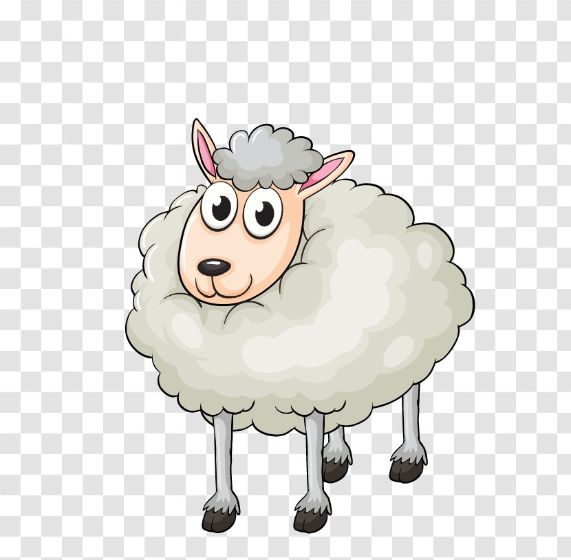 Sheep Cartoon Livestock Goat-antelope - Animation - Cowgoat Family Transparent PNG