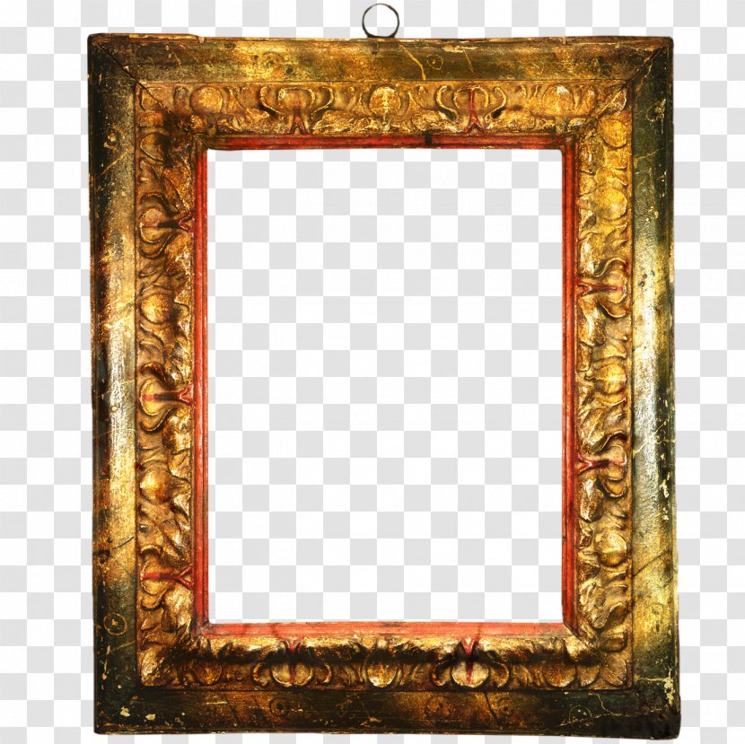 Gold Frame - Rectangle - Metal Interior Design Transparent PNG