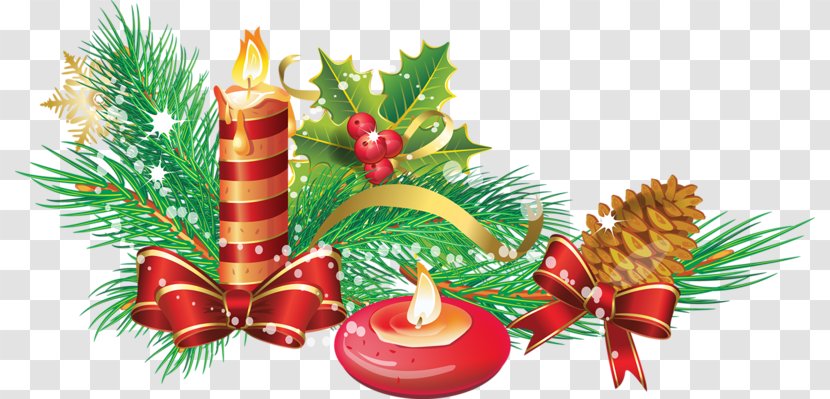 Christmas Ornament Blog Candlestick - Evergreen Transparent PNG