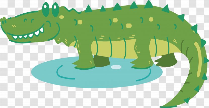 Crocodile Download Clip Art - Green - Cute Transparent PNG