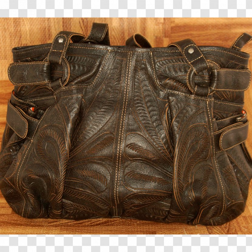 Handbag Caramel Color Brown Leather Material - Hobo Bag Transparent PNG