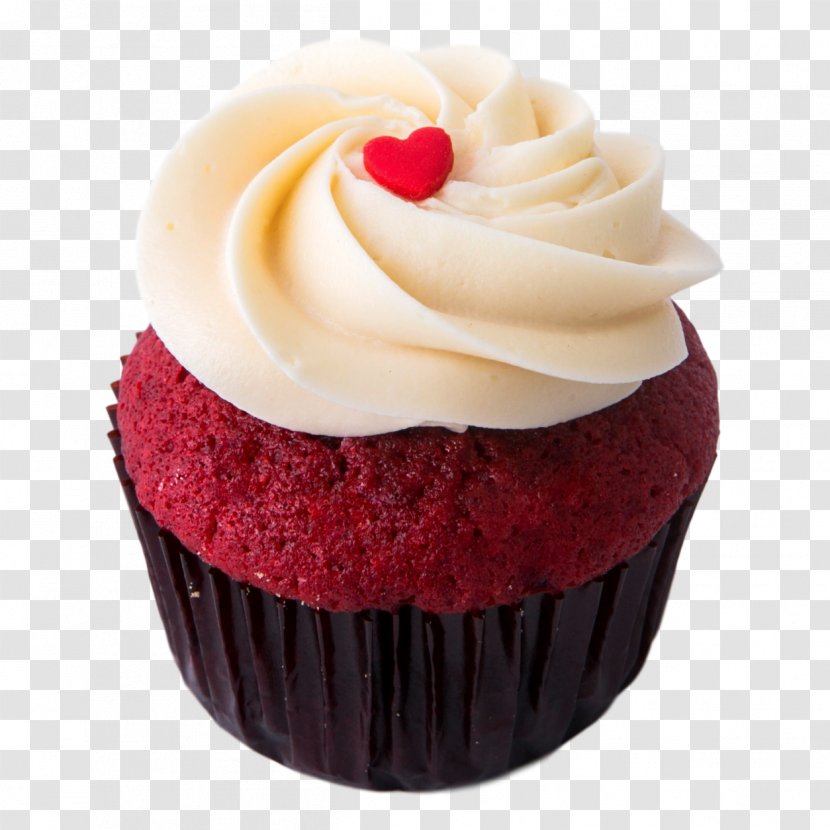 Red Velvet Cake Cupcake Frosting & Icing Cream Cheese Transparent PNG