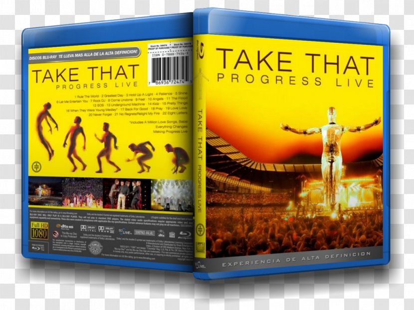 Progress Live Take That DVD Book Brand - Pelvic Inflammatory Disease - Dvd Transparent PNG