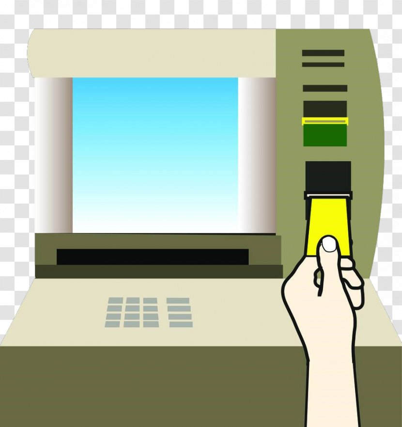 Automated Teller Machine Clip Art - Hand-drawn Vector ATM Transparent PNG