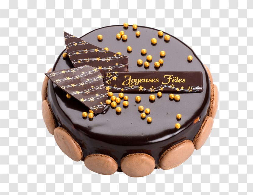 Chocolate Cake Black Forest Gateau Sachertorte Ganache - Truffle Transparent PNG