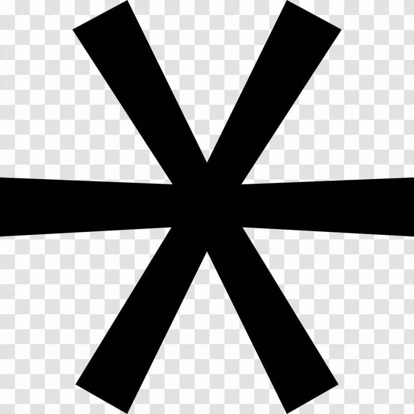 Asterisk Arrow - Symbol Transparent PNG