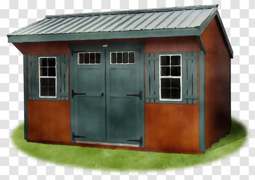 Shed House Property Roof Building - Cottage - Outdoor Structure Window Transparent PNG