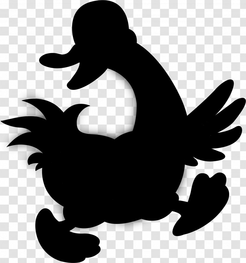 Duck Clip Art Beak Silhouette H&M - Blackandwhite Transparent PNG