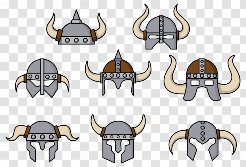Scandinavia Horned Helmet Middle Ages - Horn - Barbarian Vector Transparent PNG