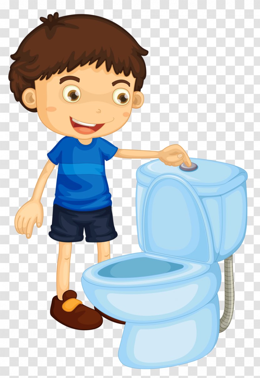 Clip Art Flush Toilet Openclipart Shutterstock - Boy Transparent PNG