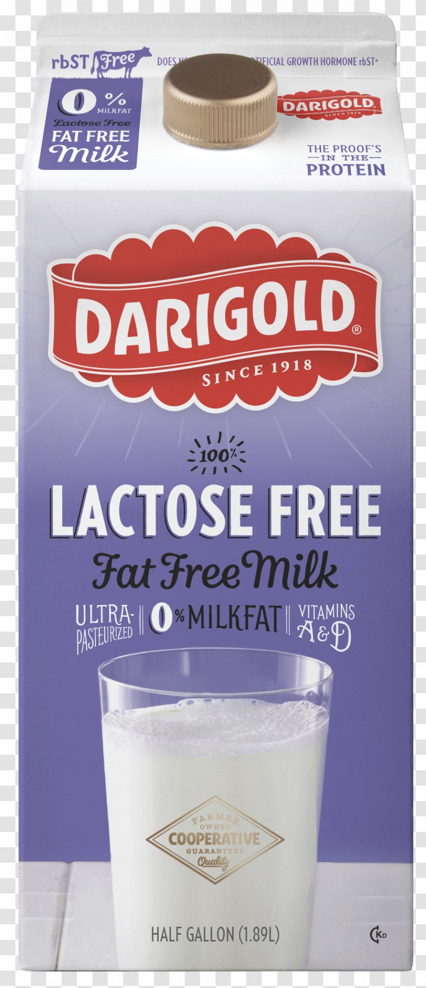 Plant Milk Darigold Cream Soy - Food - Packaging Transparent PNG