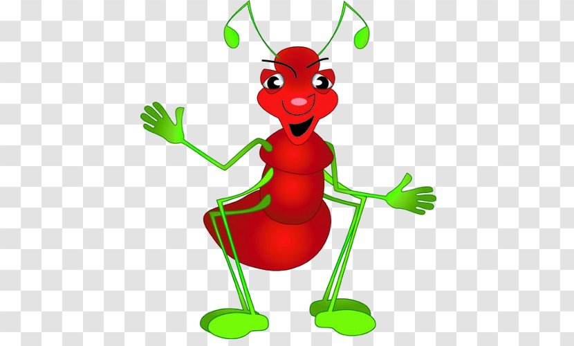 Ant Cartoon Clip Art - Branch Transparent PNG