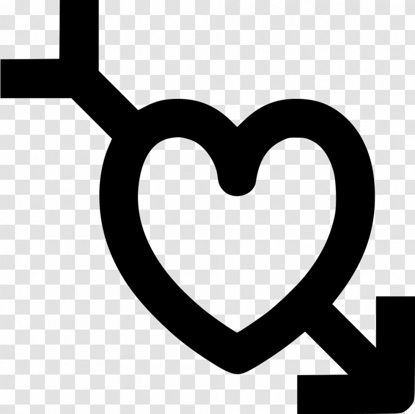 Binary Image Black And White Heart Love - Text Transparent PNG