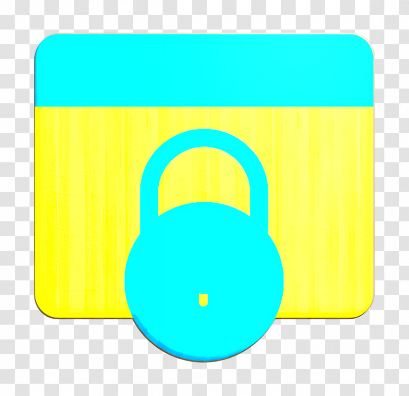Webpage Icon Cyber Icon Lock Icon Transparent PNG