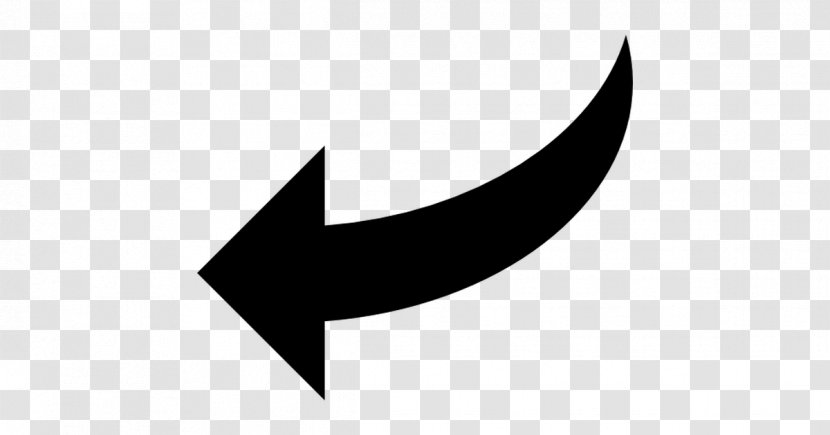 Arrow - Flecha Negra - Curve Transparent PNG