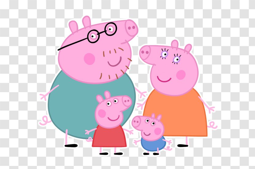 Daddy Pig Mummy Entertainment One Television Show - Nose - PEPPA PIG Transparent PNG