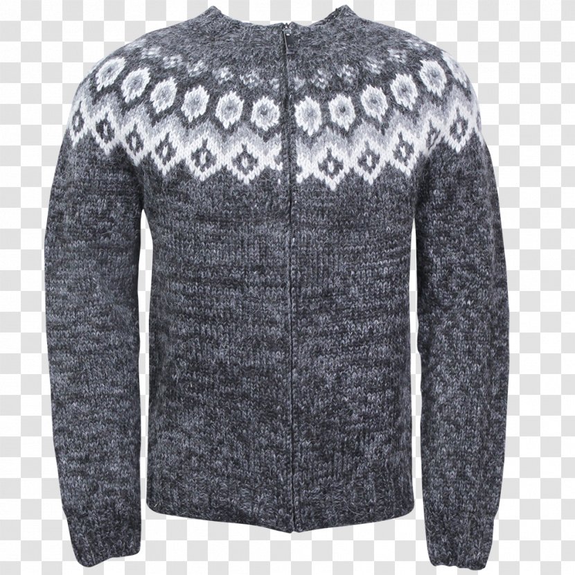 Cardigan Sweater Lopapeysa Wool Knitting - Zipper Transparent PNG