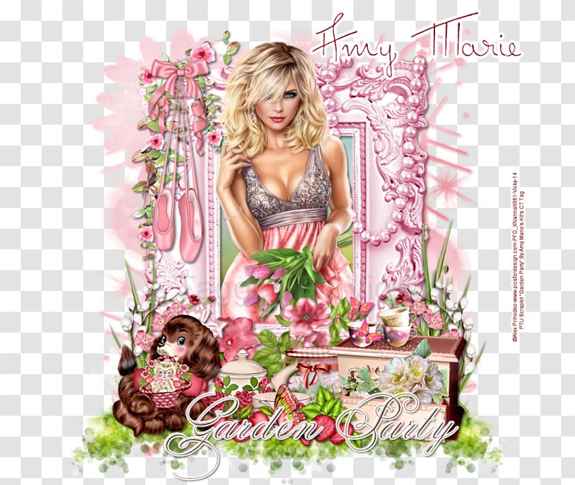 Floral Design Pink M Petal RTV - Garden Party Transparent PNG