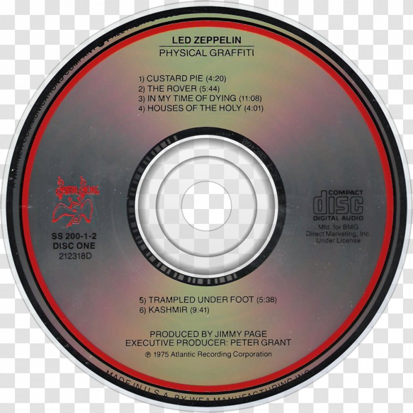 Compact Disc Nothing's Shocking Jane's Addiction Coda Led Zeppelin - Tree Transparent PNG