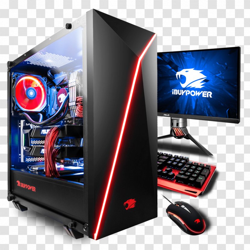 Laptop Gaming Computer Desktop Computers Personal IBUYPOWER Intel Core I7 7700 16GB Memory Nvidia Geforce GTX 1060 - Case Transparent PNG