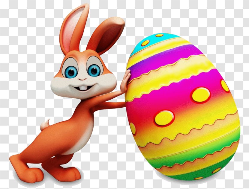 Easter Bunny Rabbit Egg - Rabits And Hares Transparent PNG