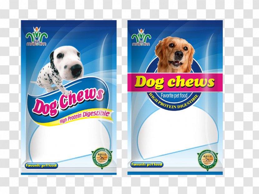 Dog Puppy Paper Packaging And Labeling - Food Design Transparent PNG