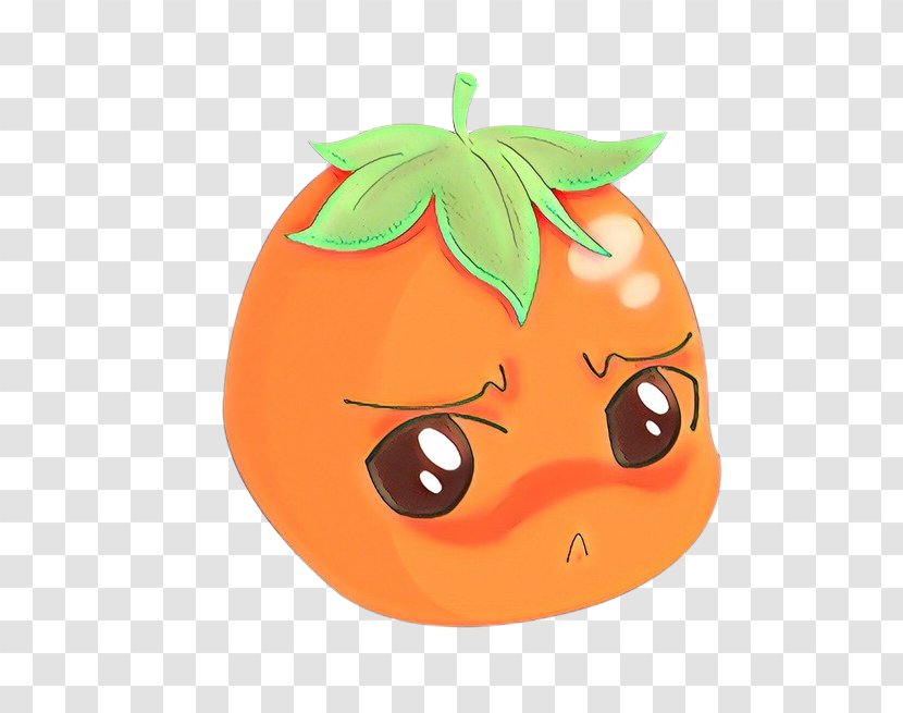 Orange - Fruit - Jackolantern Smile Transparent PNG