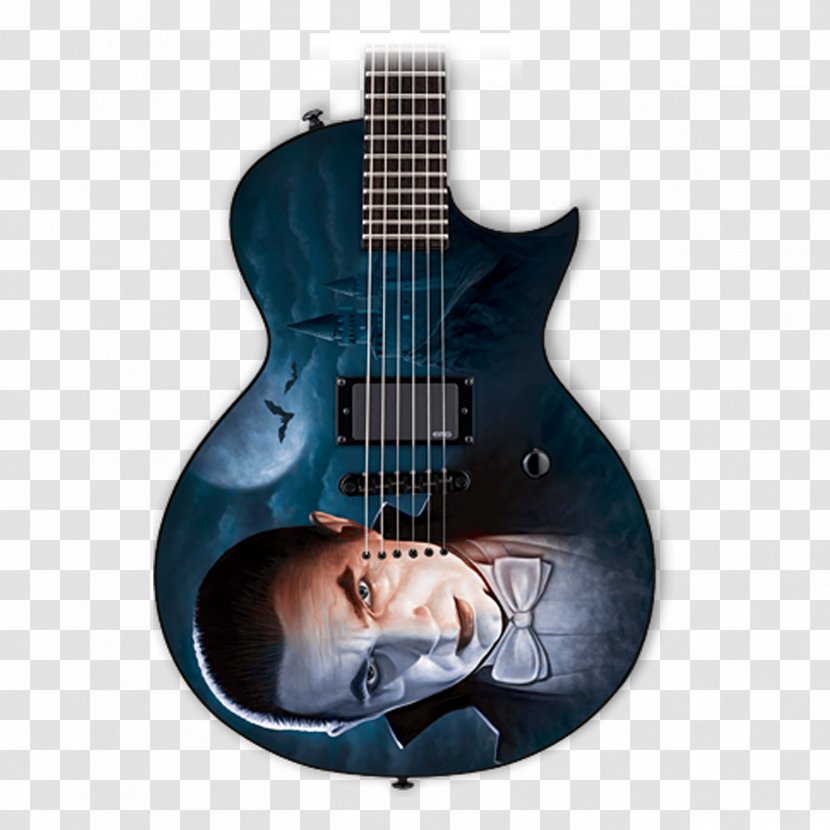 Electric Guitar Count Dracula Fender Stratocaster Acoustic Bass - Acousticelectric - Bela Lugosi Transparent PNG