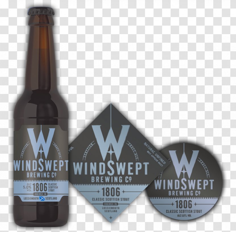 Beer Bottle Windswept Brewing Co Blonde (500ml) Port Wine - Wolf Transparent PNG