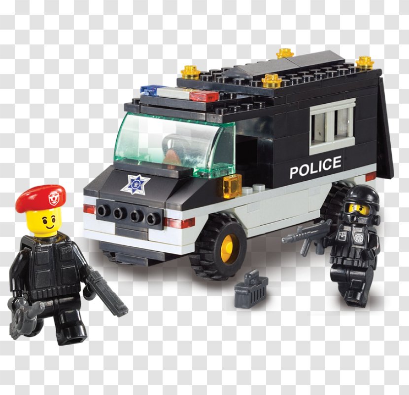 Riot Police LEGO SWAT Car - Toy Transparent PNG