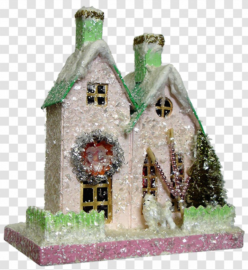 House Christmas Village Day Paper Decoration - Easter Transparent PNG